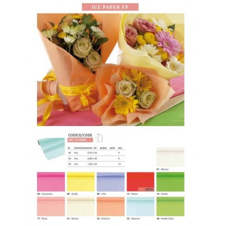 BOBINA CARTA ICE PAPER  H.0,8x40mt 14-VERDE