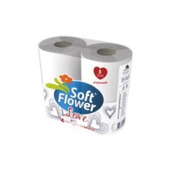 IGIENICA 3 VELI 4 ROTOLI 1200strappi COMPATTA LOVE PROFUMATA