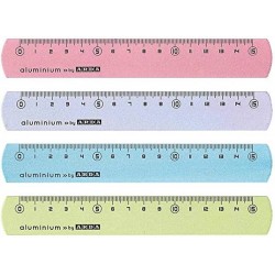 RIGHELLO ALLUMINIO 20cm FROST PASTEL ARDA