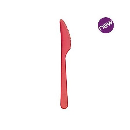 COLTELLI PS ROSSO SMART 18cm 50pz