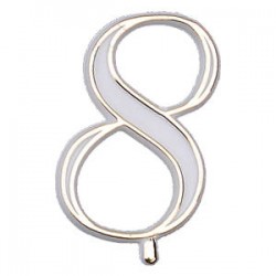 NUMERO 8 PLASTICA BASE OVALE