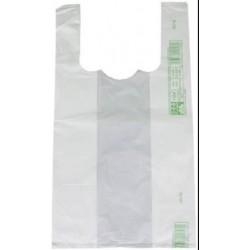 SHOPPER SUPER MAXI BIO COMPOST BIANCHE 35x65cm 1 KILO