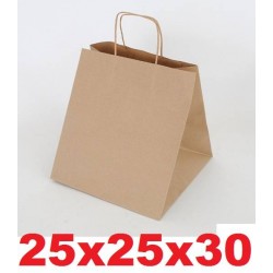BORSA CARTA BASE QUADRATA AVANA TORCIGLIONE 25x25x30cm C/EAN