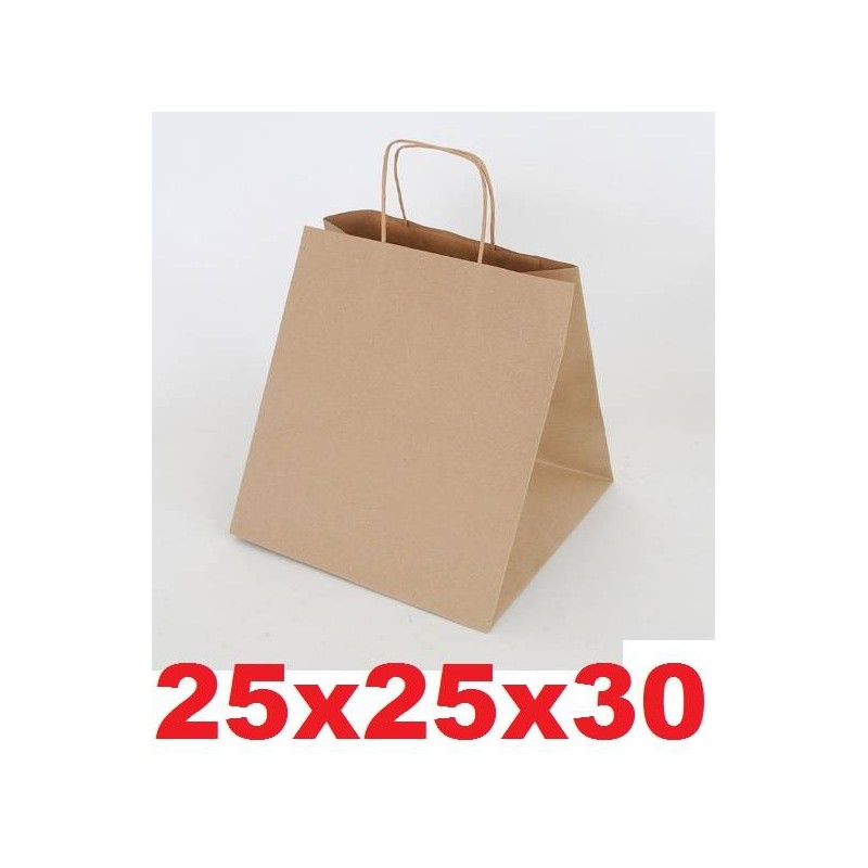 BORSA CARTA BASE QUADRATA AVANA TORCIGLIONE 25x25x30cm C/EAN