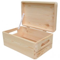 BAULETTO LEGNO NATURALE C/COP 30x20x14 CASL2187