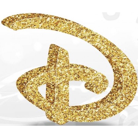 LETTERA POLISTIROLO FANTASY GLITTER ORO 7cm D