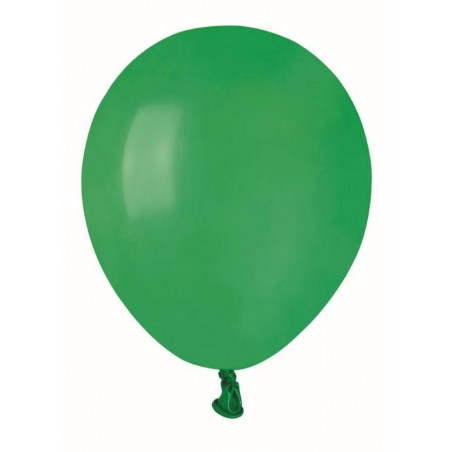 PALLONCINI COLOR 5 12cm VERDE SCURO 100pz