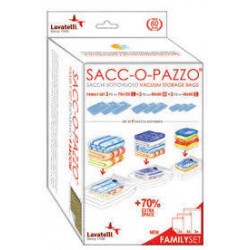 SACC-O-PAZZO FAMILY SET SOTTOVUOTO 9pz