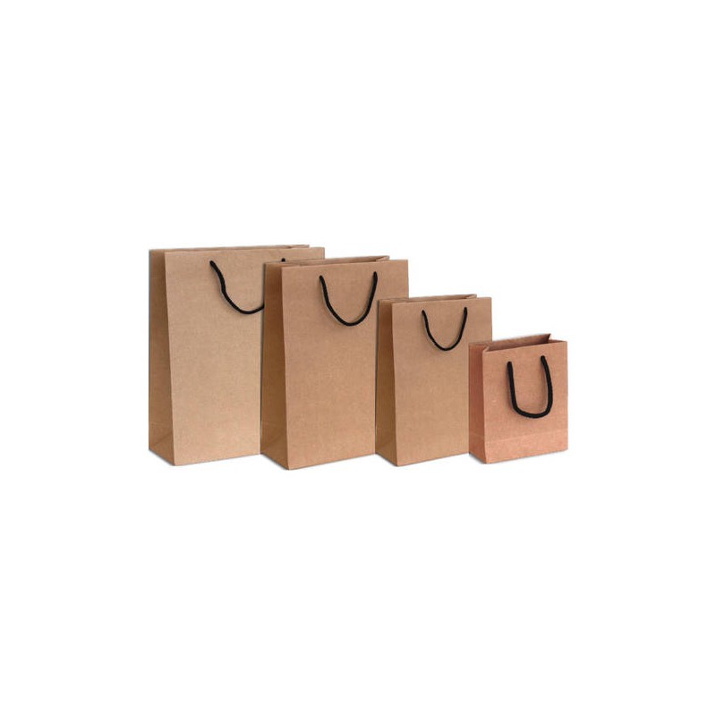 SHOPPER LUSSO AVANA MANICO NERO 25+11x35cm