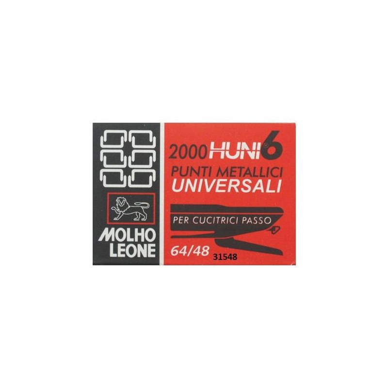 PUNTI CUCITRICE 64/48 MOLHO LEONE 1000pz