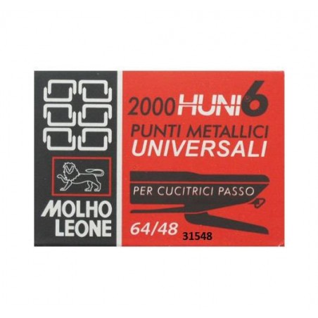 PUNTI CUCITRICE 64/48 MOLHO LEONE 1000pz