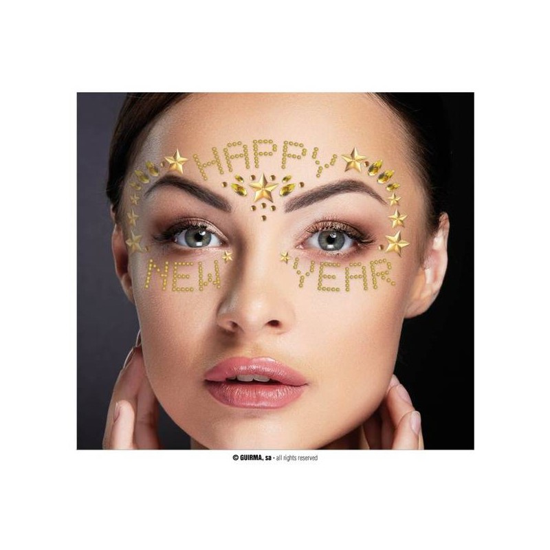GIOIELLI ADESIVI VISO HAPPY NEW YEAR