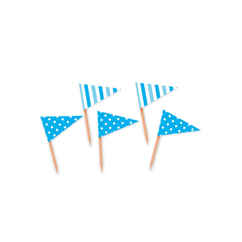 PICKS TRIANGOLARI TRENDY TURCHESE 25pz
