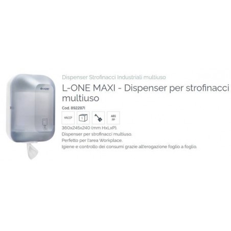 DISPENSER BOBINA LUCART READY L-ONE MAXI