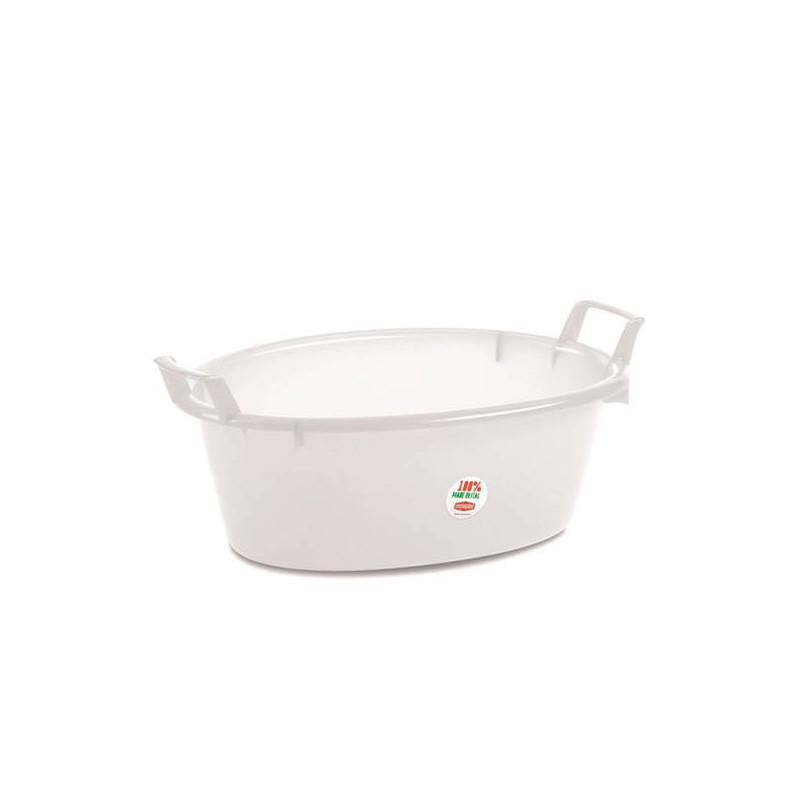 BACINELLA OVALE 50cm 16lt NEUTRO