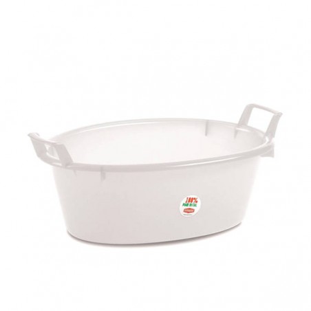 BACINELLA OVALE 50cm 16lt NEUTRO