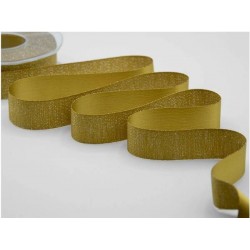 NASTRO RASO BOUTIQUE LAMè mm25x20mt COL.1085 SENAPE