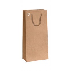 SHOPPER KRAFT AVANA 2 BOTTIGLIE C/DIV. 18x9x39cm