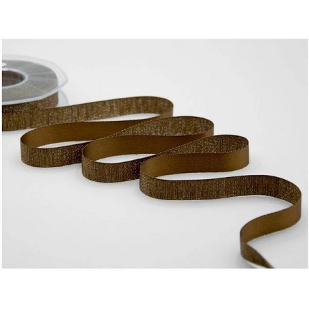 NASTRO RASO BOUTIQUE LAMè mm16x20mt COL.49 MARRONE