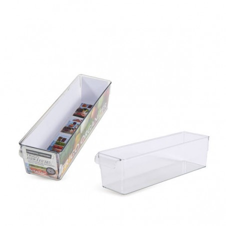 CONTENITORE FRIGO ORGANIZER TRASPARENTE 37x10,8x9,7cm