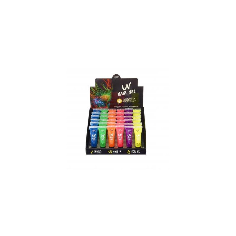 GEL CAPELLI VISO E CORPO UV FLUO COLOR