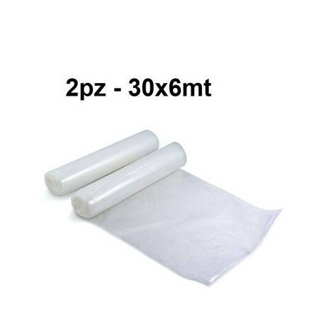 BUSTE SOTTOVUOTO GOFFRATE V9 rotolo 30x6mt 2pezzi