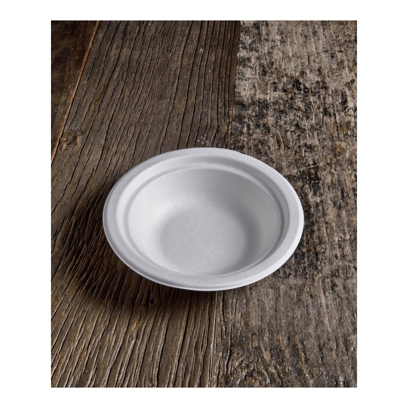 PIATTI FONDI POLPA ø15cm 340ml BIO COMPOSTABILI 50pz USOBIO