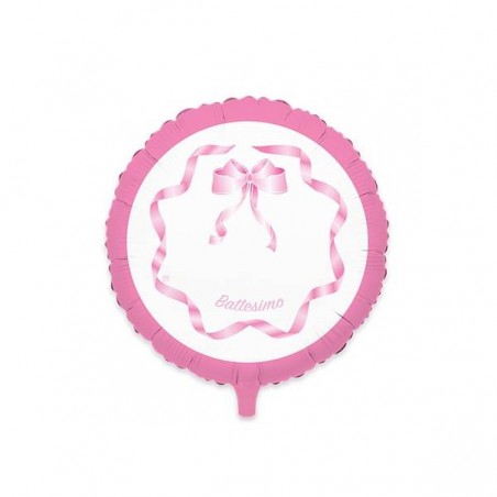 PALLONE MYLAR 24 ø60 BATTESIMO ROSA