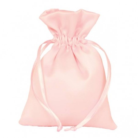 SACCHETTO MATT SATIN 9x12cm ROSA 10pz