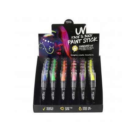 STICK VISO E CORPO UV FLUO COLOR
