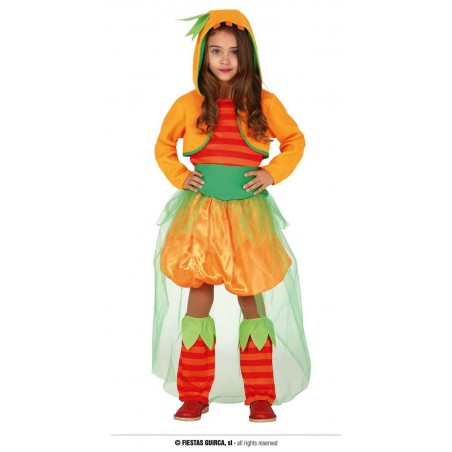 COSTUME RAGAZZA ZUCCA 5-6 anni