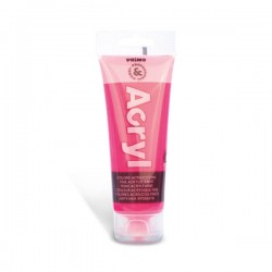 TUBETTO COLORE ACRILICO 75ml ROSA FLUO 370 ACRYL PRIMO