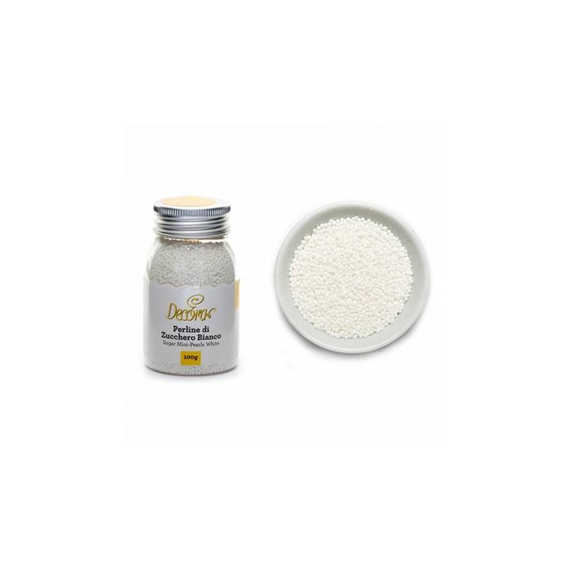 PERLINE DI ZUCCHERO 100gr BIANCO