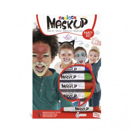 MASK-UP CARIOCA PARTY SET 6pz