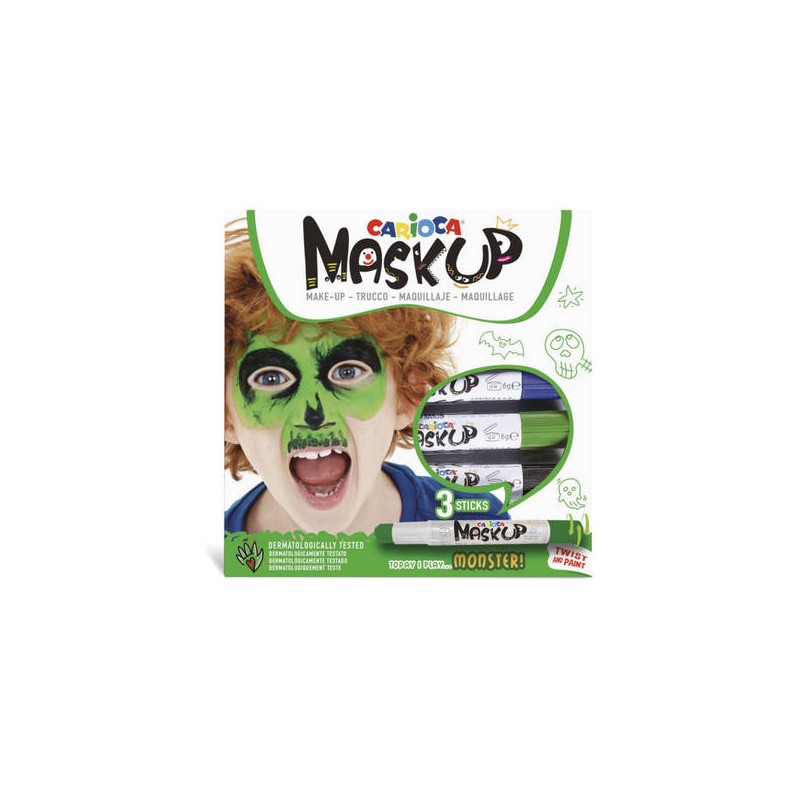 MASK-UP CARIOCA MONSTERS SET 3pz