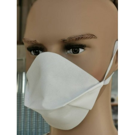 MASCHERINE MONOUSO 2 STRATI TNT 100% POLPIPROPILENE 20pz NON SANITARIE NON D.P.I.