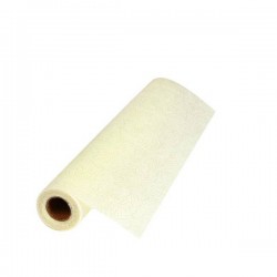 RUNNER TNT STAMPATO A RILIEVO FLORAL 40x5mt AVORIO