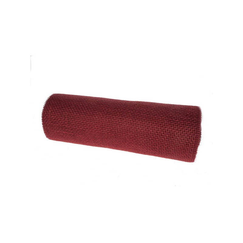 NASTRO JUTA mm300x10mt ROSSO SCURO