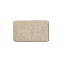 TAPPETO MICROFIBRA/LATTICE LIVING cm.60X100 ECRù