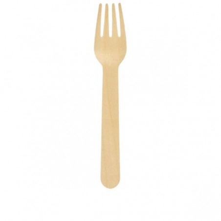 FORCHETTA LEGNO 16cm ECOWOOD bYò 100pz