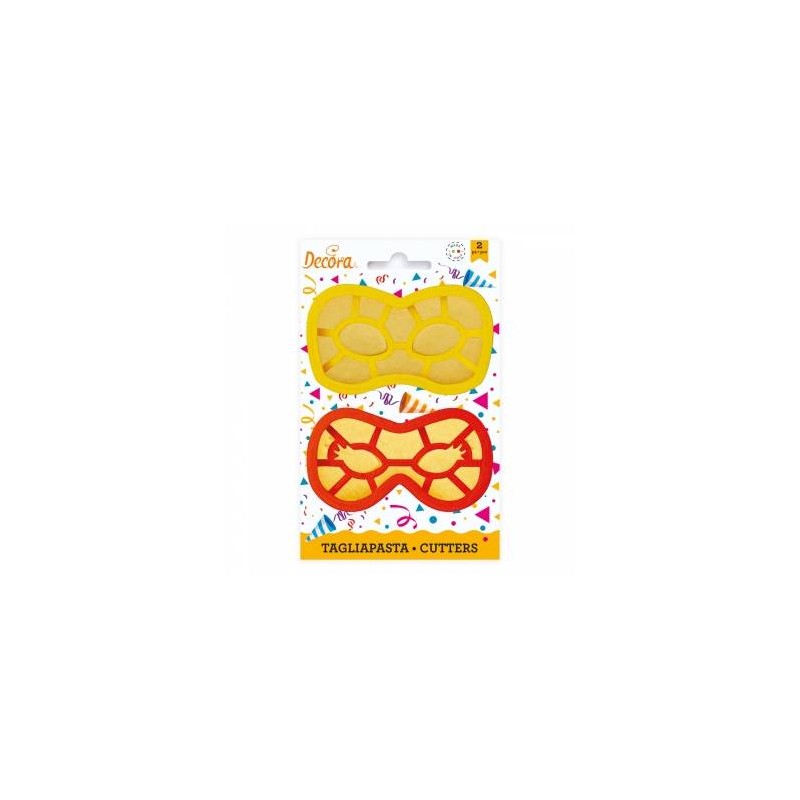 TAGLIAPASTA MASCHERE CARNIVAL 2pz