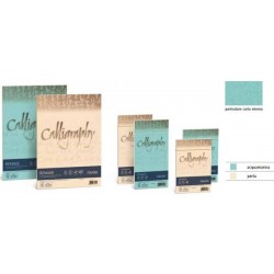 CARTA A4 CALLIGRAPHY REMAKE 250gr RISMA 50fg ACQUAMARINA