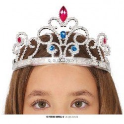 CERCHIETTO CORONA ARGENTO CON PIETRE