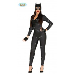 COSTUME BLACK KITTY SPANDEX DONNA ADULTO TG.UNICA