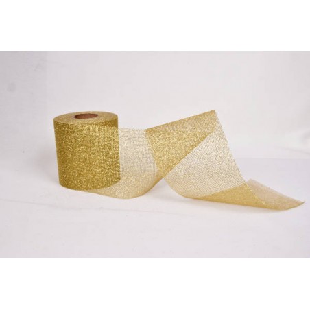 RETINA GLITTERATA mm100x20mt COL.102 ORO