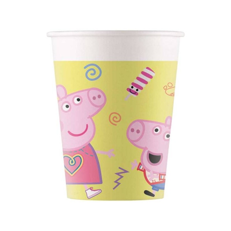 BICCHIERI PEPPA PIG MESSY PLAY 8pz