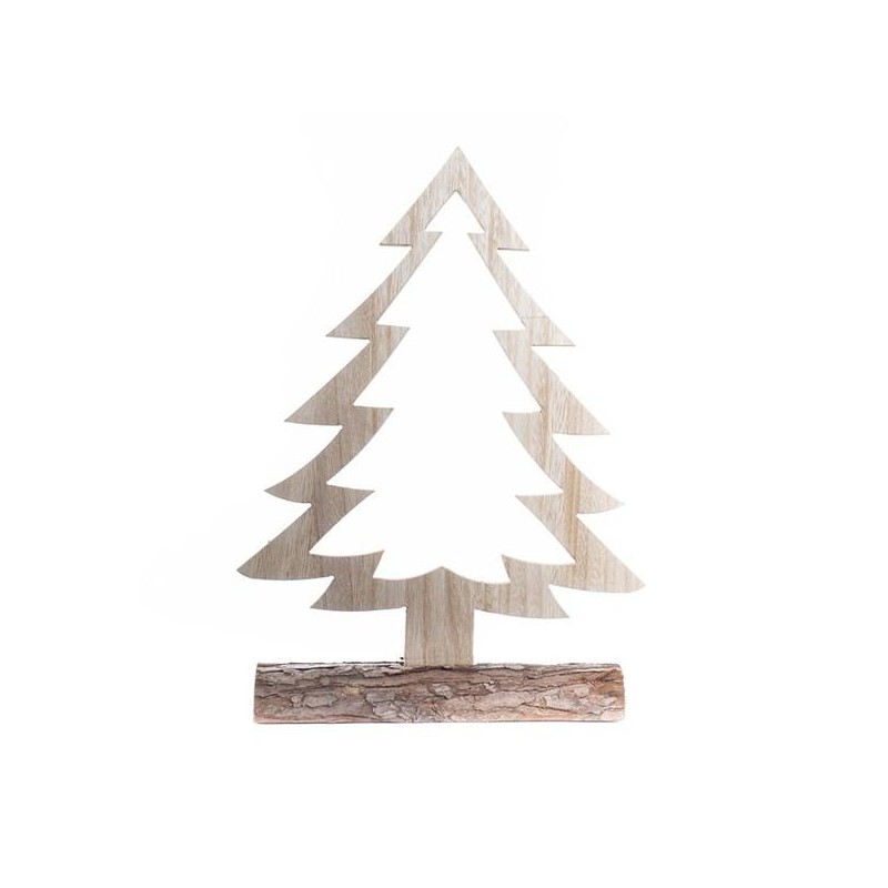 ALBERO LEGNO SAGOMATO C/BASE 39cm