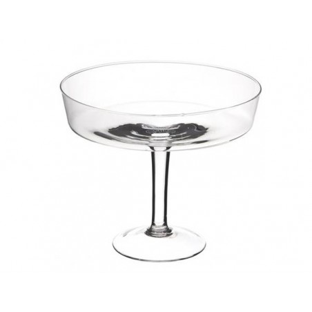 ALZATA VETRO H.20cm ø24,5cm 14-763B