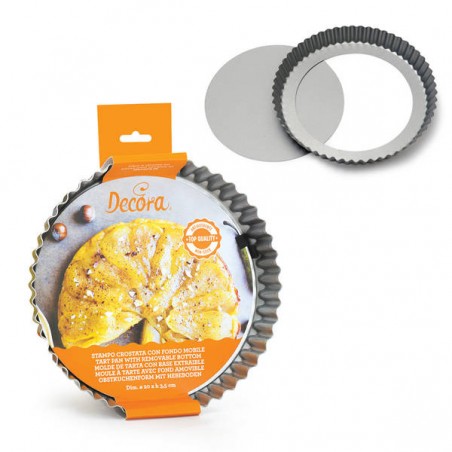 STAMPO CROSTATA ANTIADERENTE NEW F/DO MOBILE ø28 H.3,5 DECORA