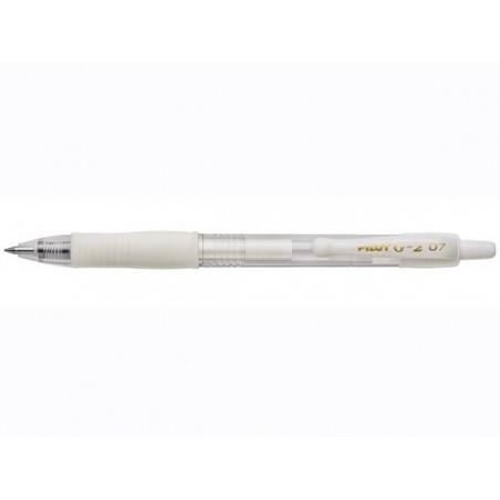 PENNA PILOT G2 0.7 PASTEL BIANCO